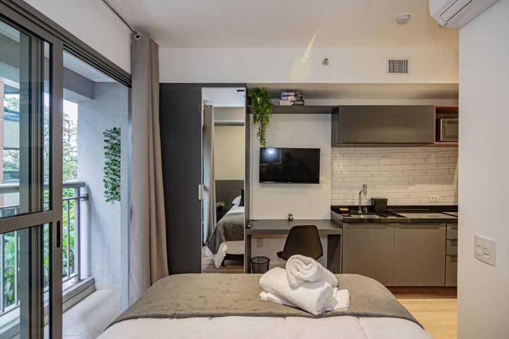 Studio Moderno Em Moema Apartment Sao Paulo Bagian luar foto